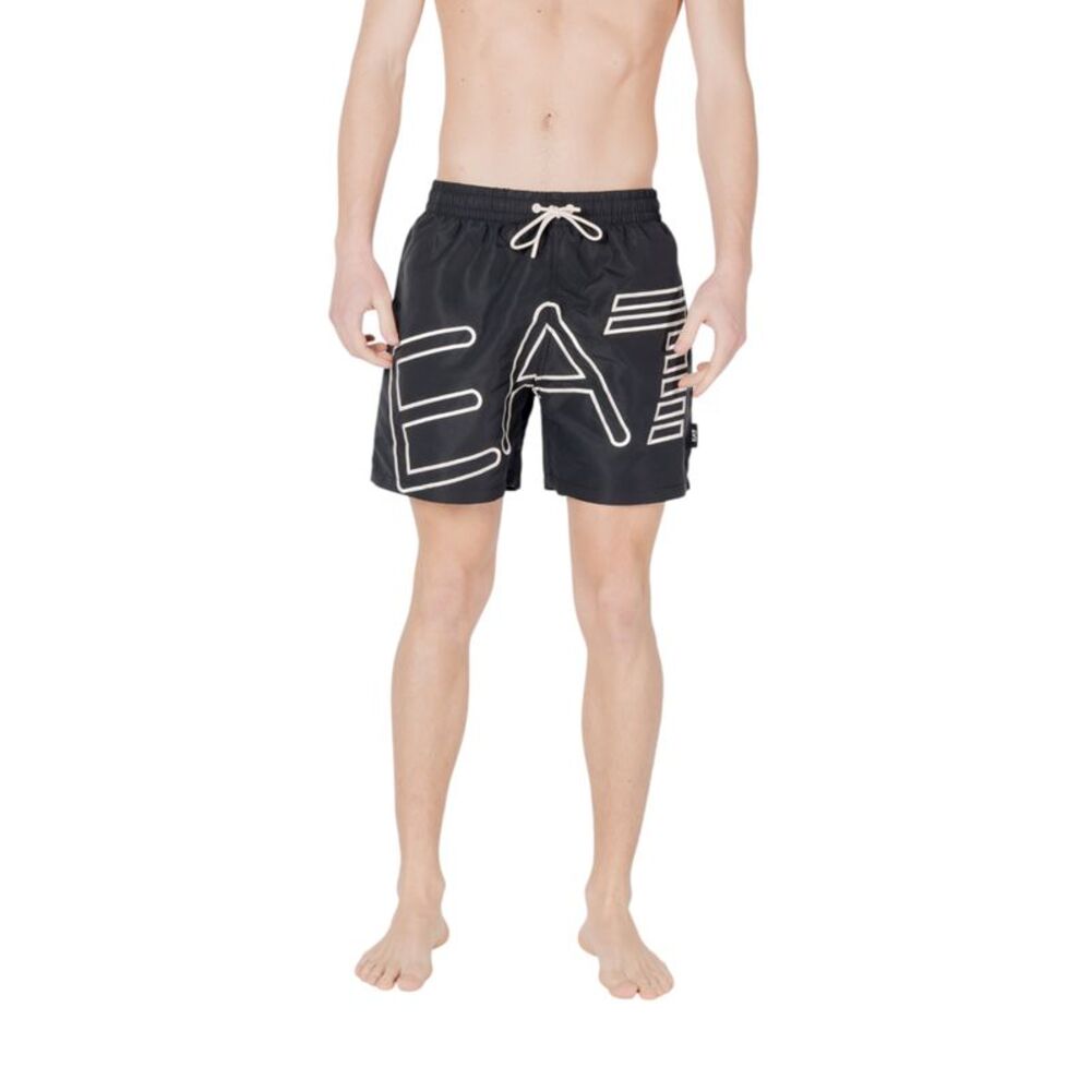 Ea7 Swim Trunks Logo Men black Swimwear